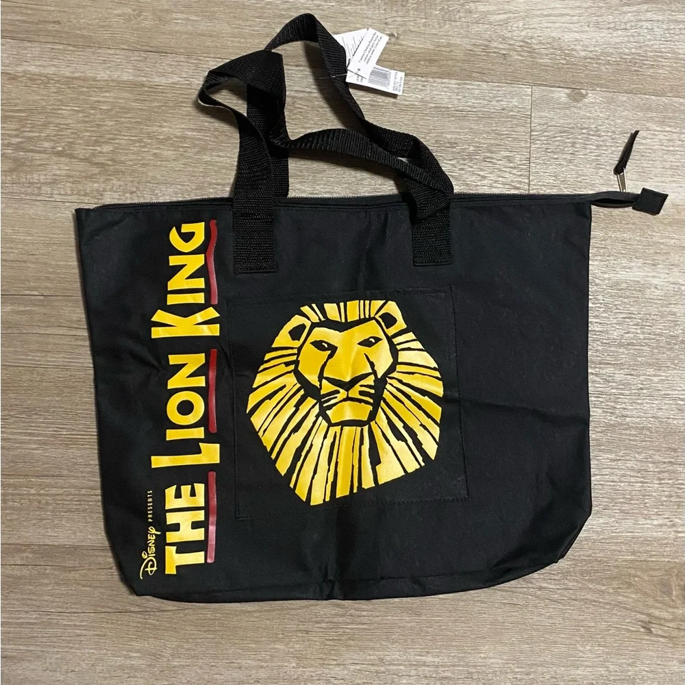 DISNEY THE LION KING BLACK TOTE BAG - Picture 1 of 8